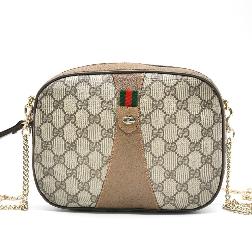 🍓GUCCI PVC Sherryline Clutch - Picture 4 of 12